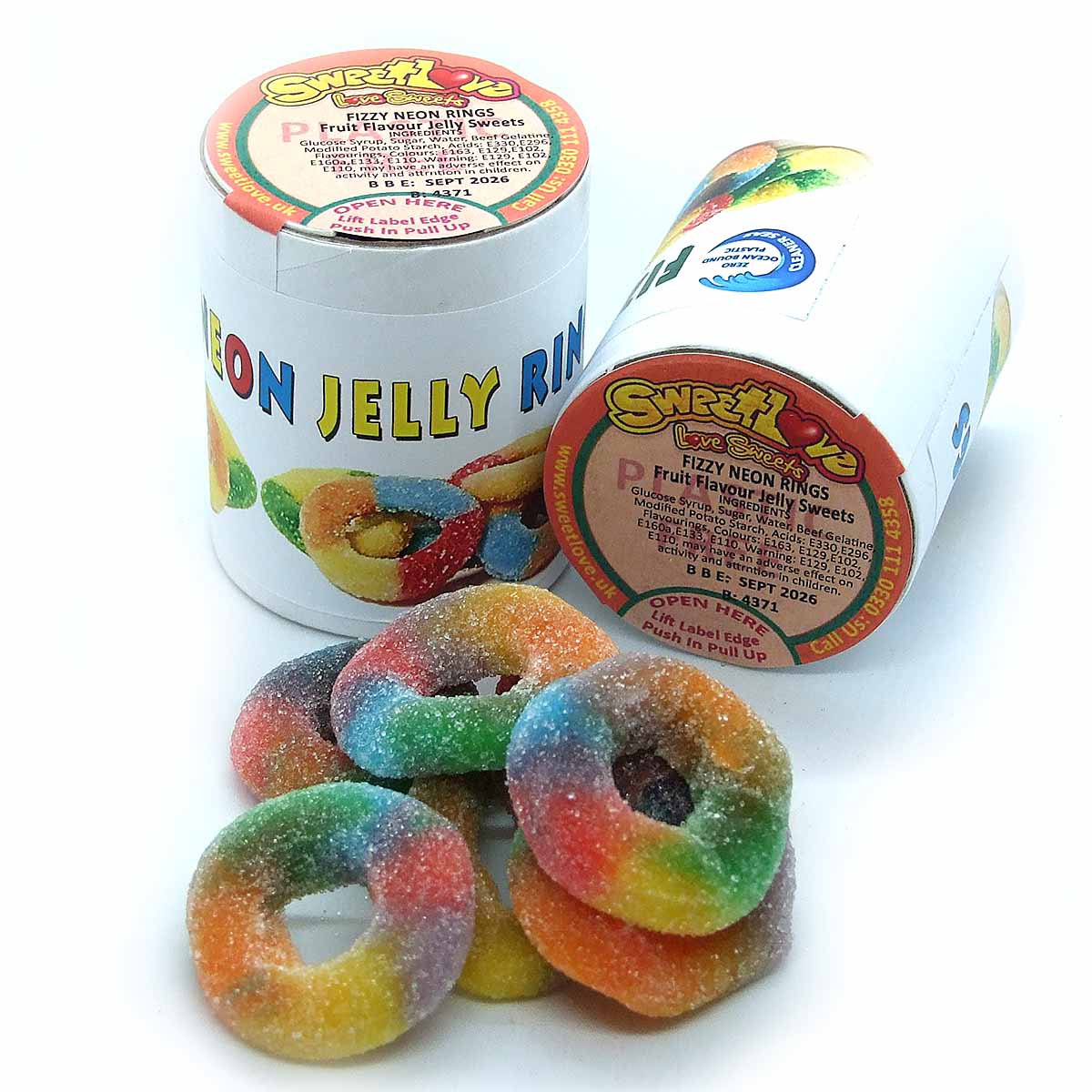 Fizzy Neon Jelly Rings.